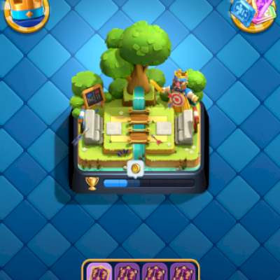 Conta boa com cartas level alto