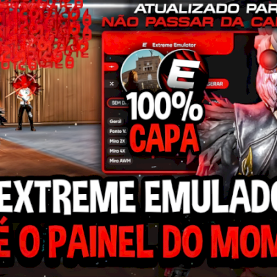 Painel Extreme 10.0 Free Fire - 100% Capa + Brinde