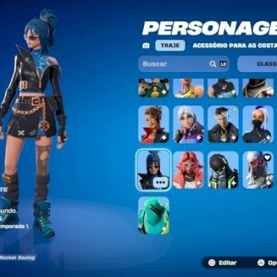 CONTA PASSE CAPITULO 2 TODOS OS PASSES + 151 SKIN+ 160 PICARETA + 900 VBUCKS
