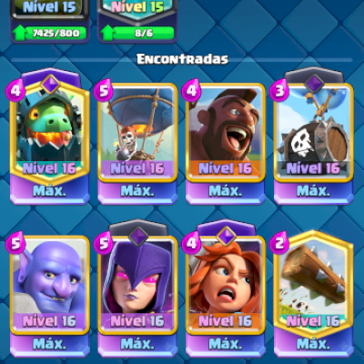 CONTA DE CLASH COM 11K DE TROFEU