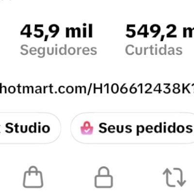 Vendo conta tiktok 45mil seguidores