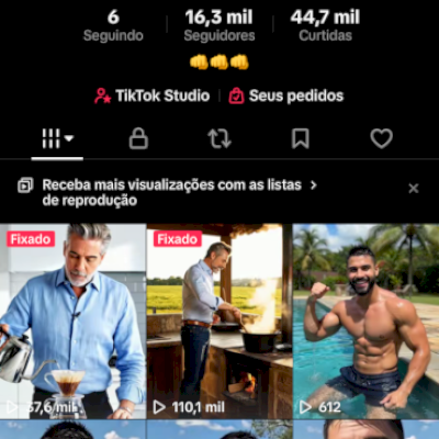 Vendo conta de tiktok engajada seguidores reais
