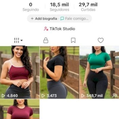 CONTA DO TIKTOK MONETIZADA 18,5K SEGUIDORES (ÓTIMO ENGAJAMENTO)