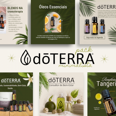 PACK ARTES DOTERRA - TEMPLATES EDITÁVEIS