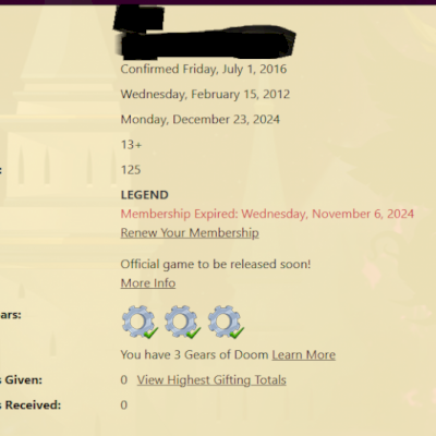 Conta Antiga de 2012 Conta full Acesso