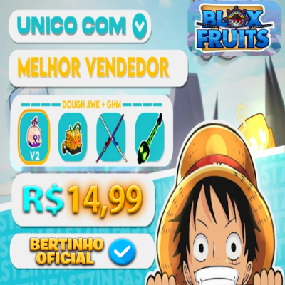 BLOX FRUITS - CONTAS 🏆GHM + 🍩DOUGH NO INV - Entrega Rápida!
