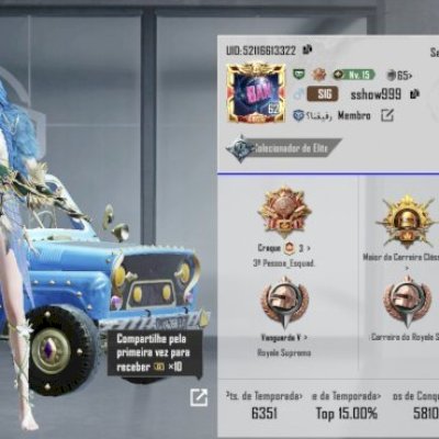 CONTA COM MUITAS SKINS E ARMAS – INVENTÁRIO COMPLETO