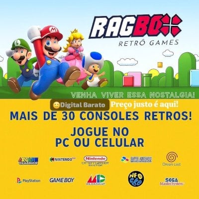 🎮🕹RAGBOX RETRÔ GAMES 2025 EDIÇÃO PREMIUM: 🔥NOSTALGIA PURA, DIVERSÃO ILIMITADA