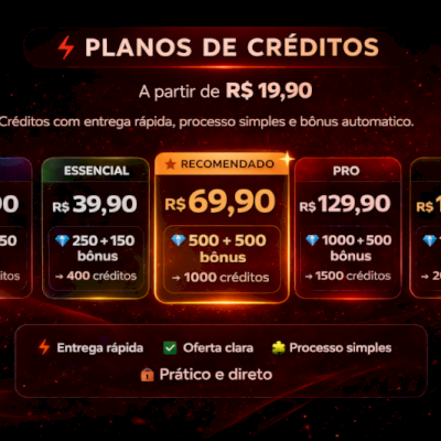 💎 500 Créditos Lovable + Bônus de 500 — Liberação Rápida ⚡