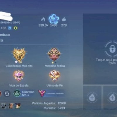 Vendo conta mobile legends com mais de 500 skins