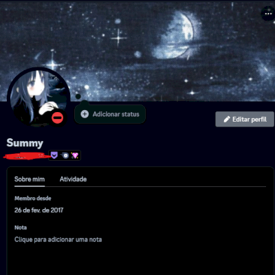 Conta discord booster diamante