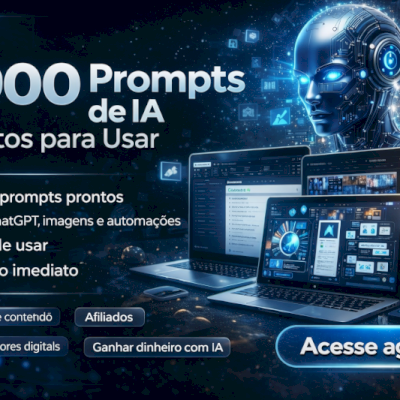 🔥 Curso +900 Prompts de IA Prontos | Do Zero ao Avançado