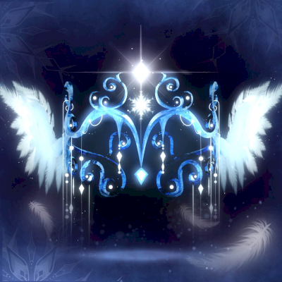 Glacial Angel Glitterfrost Halo 2024 — ROYALE HIGH (roblox)