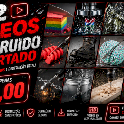 72 Vídeos Destruído e Cortado_Conteúdo Viral_ENTREGA AUTOMÁTICA 🎯