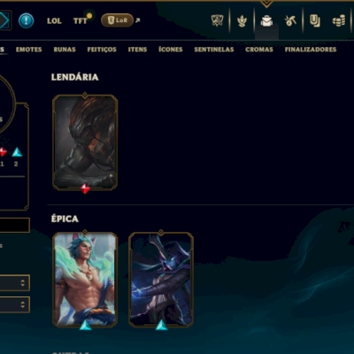 Platina 4 com 60 Champs e 12 Skins
