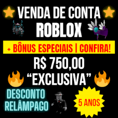 CONTA COM VALQUÍRIA, KORBLOX, ITENS RAROS E GAMEPASSES. ESPECIAL BLACK FRIDAY!!