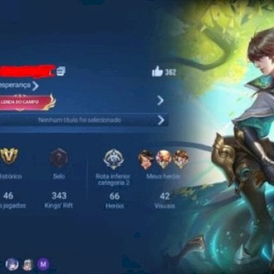 CONTA HOK⚡HERÓIS SNK ⚡MESTRE V ⚡SKINS EXCLUSIVAS