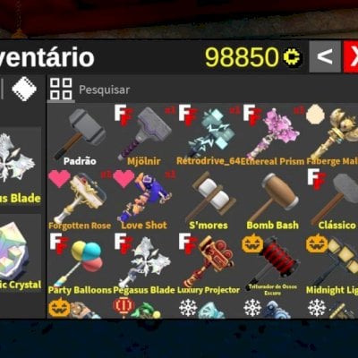 conta roblox varios itens (level alto no ftf)