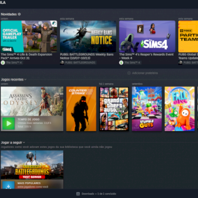 Connta Steam com 30 jogos