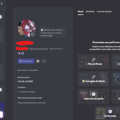 CONTA DISCORD BOOST BUGADO