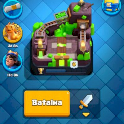CONTA CLASH ROYALE ANTIGA-TODAS AS LENDÁRIAS>CONTA PARADA.