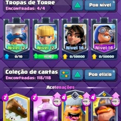 Conta NV53, PEGA LIGA 7, 8K DE TROFÉUS, TODOS OS CAMPEÕES NV 12 ACIMAS CAMPEÕES