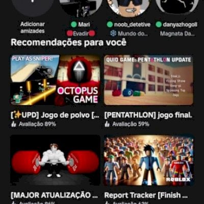 Vendo conta roblox com 192 amizades.