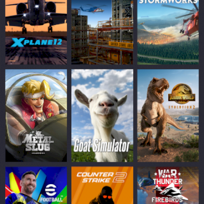 Conta da steam (X-plane 11 x-plane 12 stormworks entre outros)