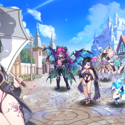 VConta Grand Chase Mobile + Elesis S e Arme S + Trajes