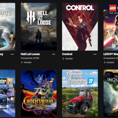 Conta epic games +100 jogos