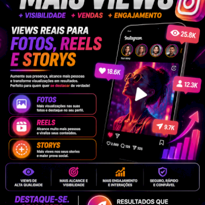 VISUALIZAMENTO INSTAGRAM NA SUA POSTAGEM PERFEITO PARA ENGANJAR