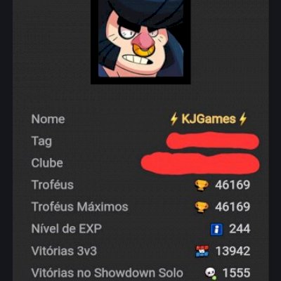 Conta 83/83 Brawlers 46K, todos acima do poder 9, 14 hiper e 17 skins exclusivas