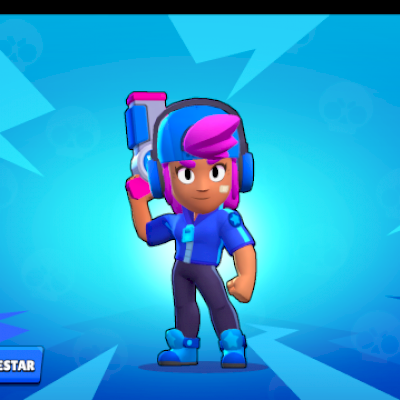 Conta de brawlstars com skin rara da Sheila estelar