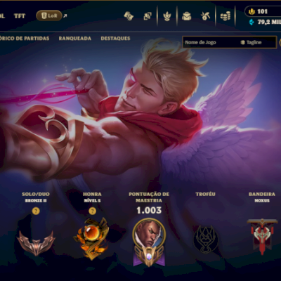 100% SEGURA / PODE ALTERAR E-MAIL E SENHA / 275 SKINS / TODOS CAMPEÕES