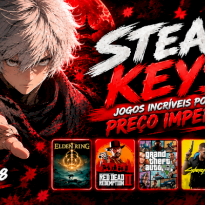 STEAM KEY ALEATÓRIA | JOGOS SURPRESA | R$40+