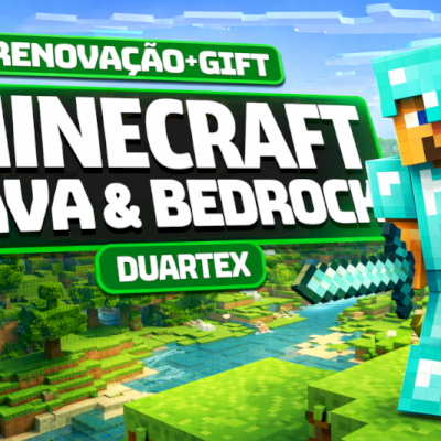 MINECRAFT JAVA & BEDROCK ORIGINAL [ACESSO VITALÍCIO]+ ENTREGA AUTOMÁTICA + GIFT