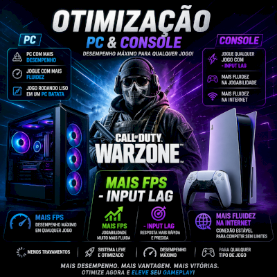 OTIMIZAÇÃO PC E CONSOLE +FPS -INPUT LAG EM JOGOS