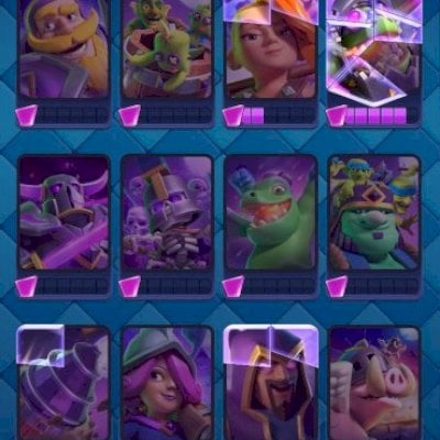 Arena 23,Todas as Cartas,9 Evoluções, Mosqueteira Herói,Level 48 e 9346 TROFÉUS.