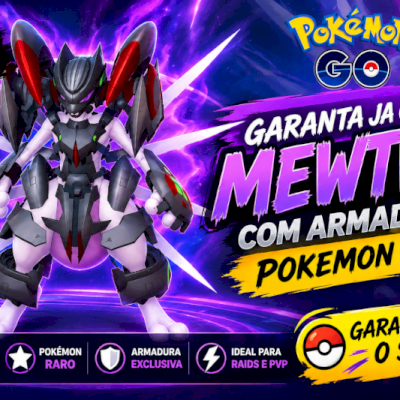 VENDO MEWTWO COM ARMADURA ESCLUSIVO DE EVENTO GARANTA O SEU