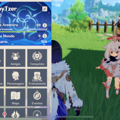 Ar59 quase 60, completa com varios T5 e Armas 5STAR - GENSHIM IMPACT