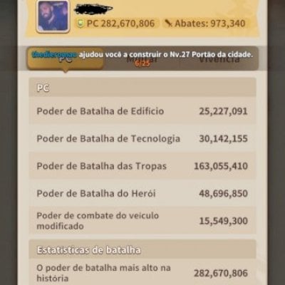 Conta Dark War Survival base 30, Server 64 bem organizada com 300 PC