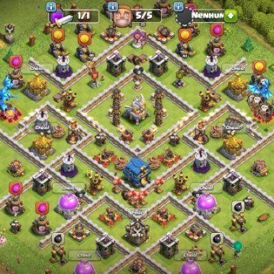 Venda de Conta de Clash of Clans: Centro de Vila Nível 11 - 12