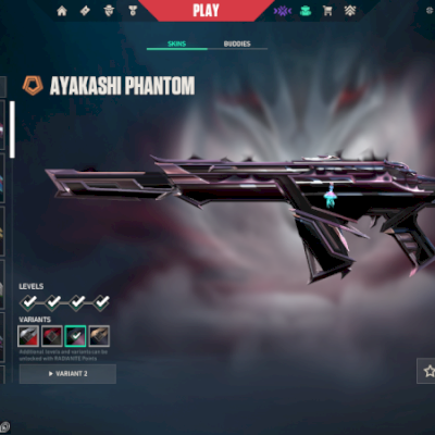 CONTA VALORANT COM SKIN DE PHANTOM + VANDAL + FACA