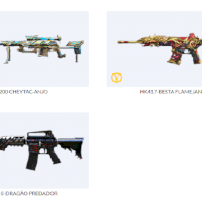 CrossFire com diversas VIPS-Armas de Evento-Mercado Negro-Roxana-17300 ZP