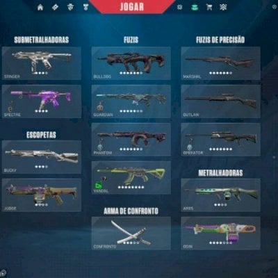 Conta Valorant 3k gastos Faca VCT Lock in/ Vandal RGX/ Phantom Brinquedo