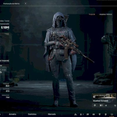 CONTA COM 618M DE STASH E MUITAS SKINS DE PERSONAGEM, ARMAS E FACA