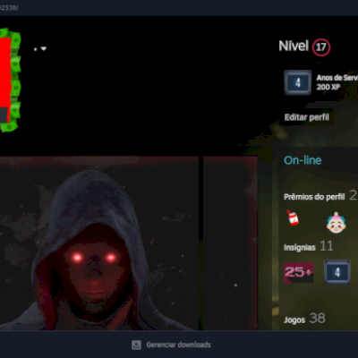 CONTA STEAM DBD + DE 39 JOGOS
