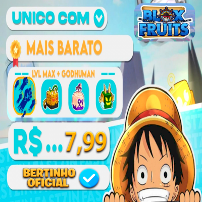 BLOX FRUITS - CONTAS 🏆LVL MAX(2550), GODHUMAN - 🔥PREMIUM - Entrega Rápida!