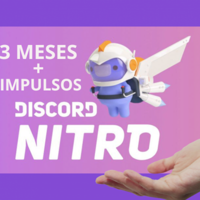 DISCORD NITRO 3 MESES - ENTREGA AUTOMATICA ATIVADA