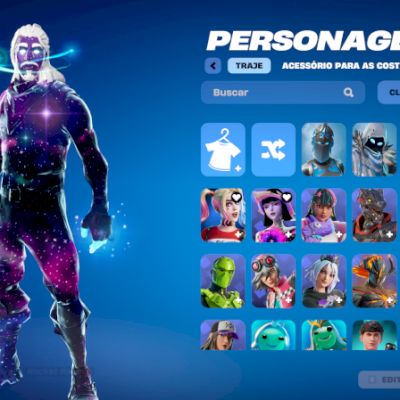 ACEITO SKIN CSGO CONTA COM GALAXY + IKONIK + 241 SKINS +SALVE O MUNDO +JOGOS